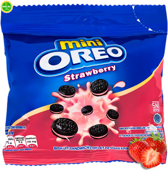OREO - Mini Strawberry Pouch HALAL 20.4g
